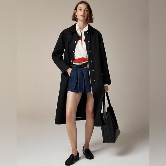 J. Crew Jackets & Blazers - J Crew Long Barn Jacket™ in waxed cotton twill CC954